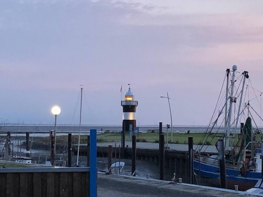 Wohnung "Strandturm" In Wremen Am Deich Exteriér fotografie